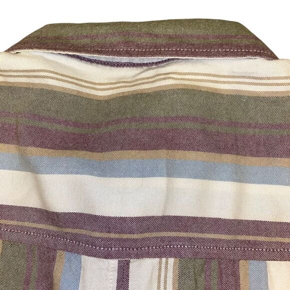 American Eagle Striped Button Down‎ Long Sleeve Shirt Sz XXL NWT - Picture 9 of 14